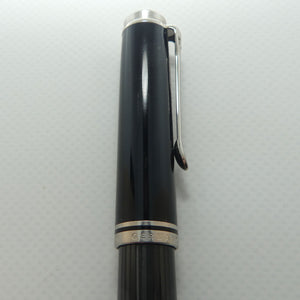 Pelikan M805 Souveran Fountain Pen | Black and Grey Streseman | EF nib | original boxing