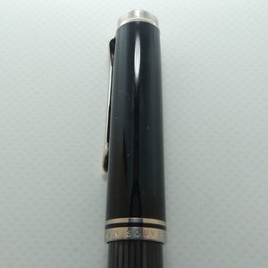 Pelikan M805 Souveran Fountain Pen | Black and Grey Streseman | EF nib | original boxing