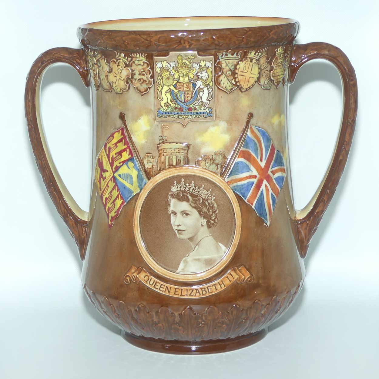 Royal Doulton Royalty Commemorative Loving Cup | Queen Elizabeth II 2 June 1953 Coronation
