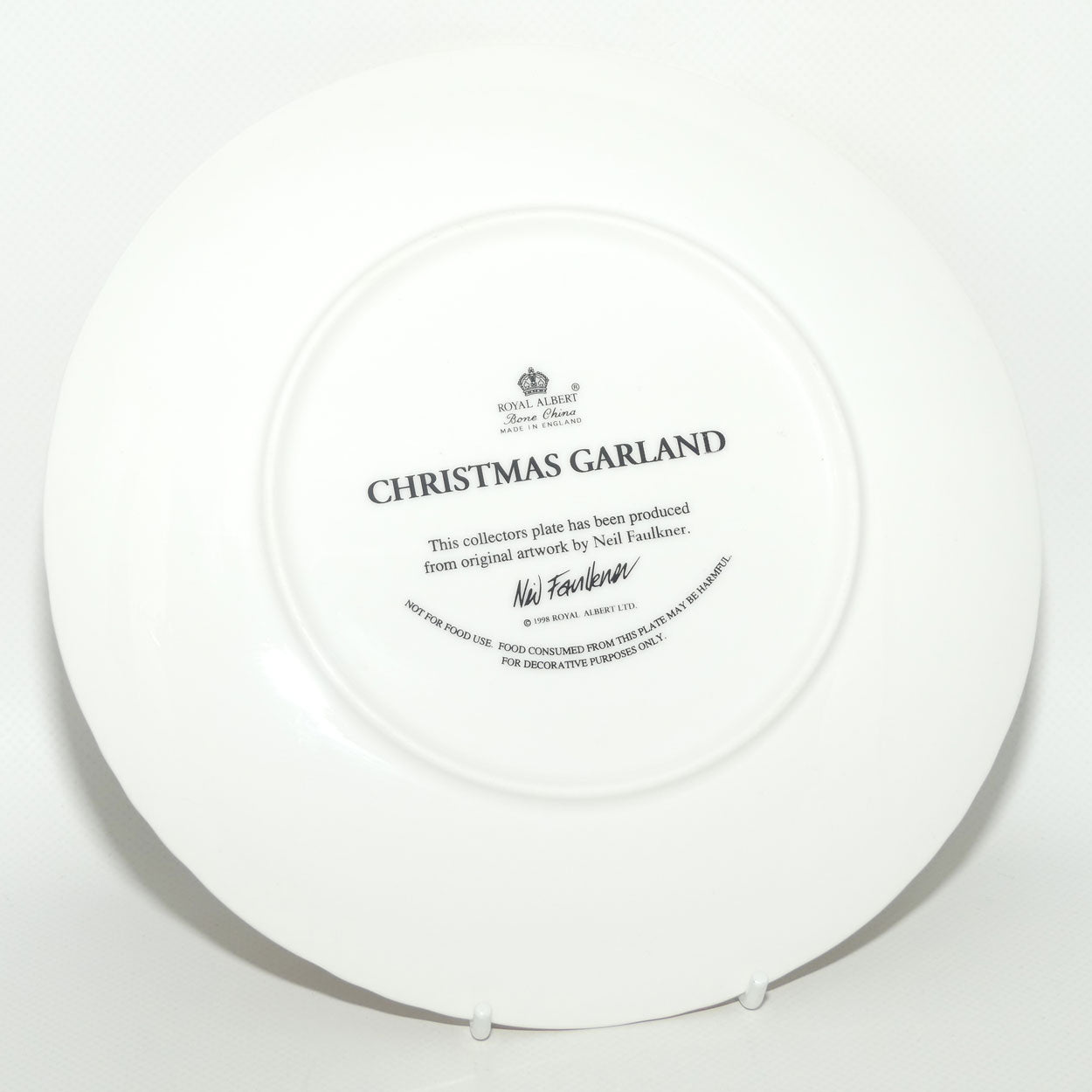 Royal Albert Bone China England | Christmas Garland plate | boxed