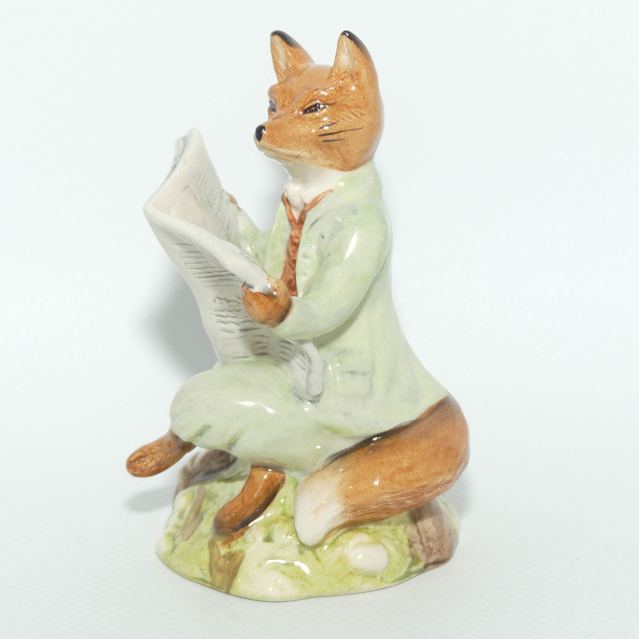 Royal Albert Beatrix Potter Foxy Reading Country News | BP6a  | boxed