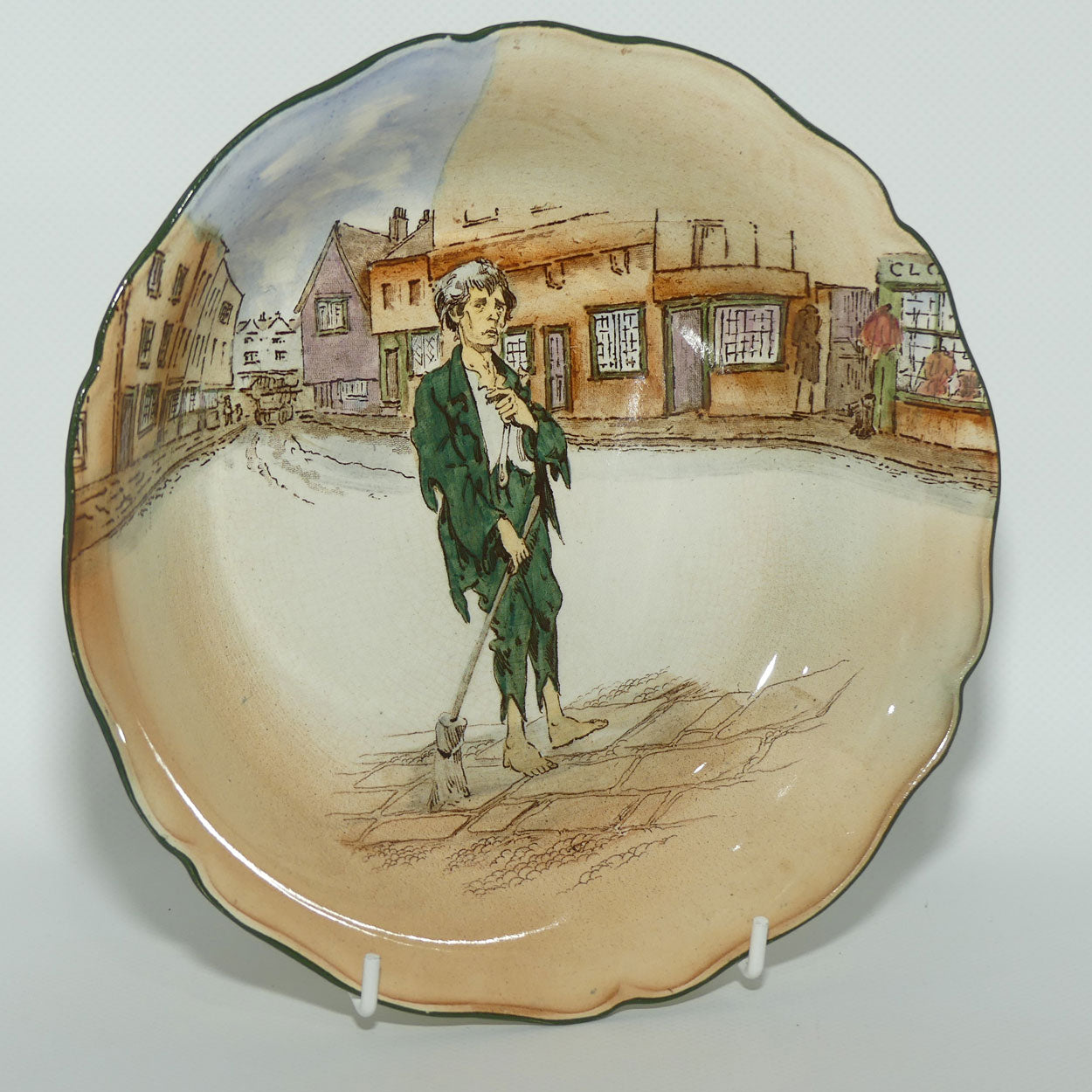 Royal Doulton Dickens Poor Jo oatmeal bowl D2793 | 19.5cm