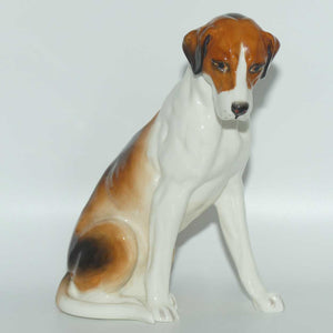 RW2994 Royal Worcester figure Hound (Seated)