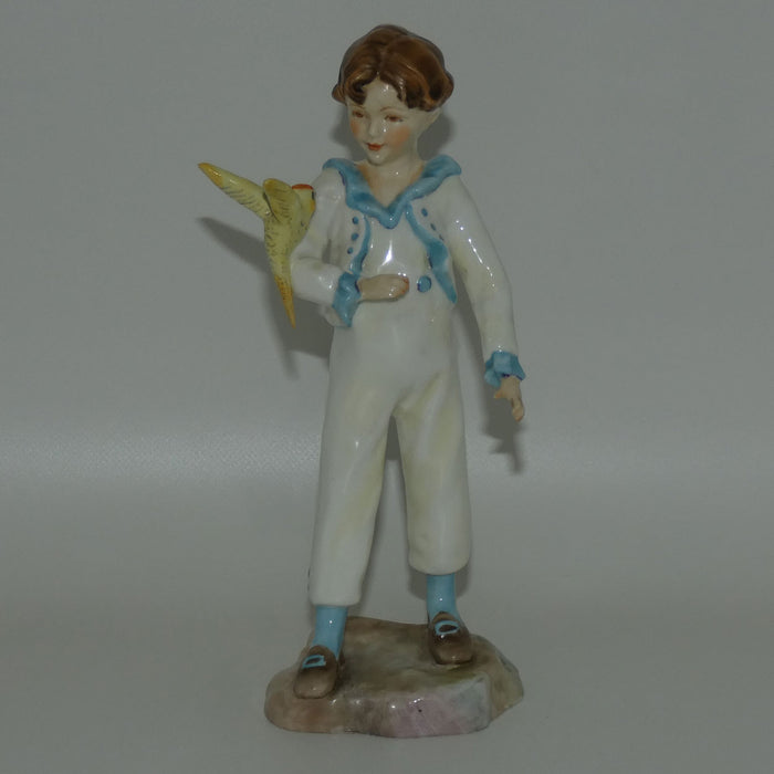 RW3087 Royal Worcester Boy with Parakeet | Colour 3