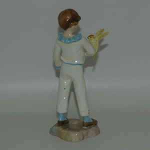 RW3087 Royal Worcester Boy with Parakeet | Colour 3