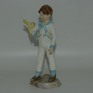 RW3087 Royal Worcester Boy with Parakeet | Colour 3