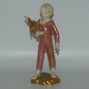 RW3087 Royal Worcester Boy with Parakeet | Colour 7 Variation