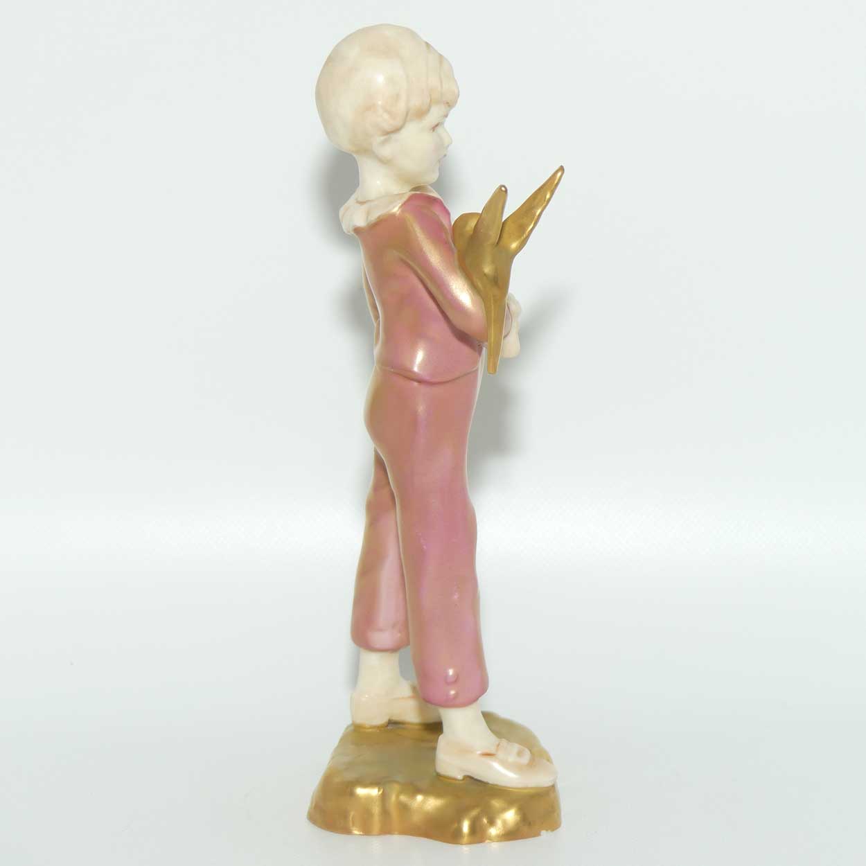 RW3087 Royal Worcester Boy with Parakeet | Colour 7 Variation