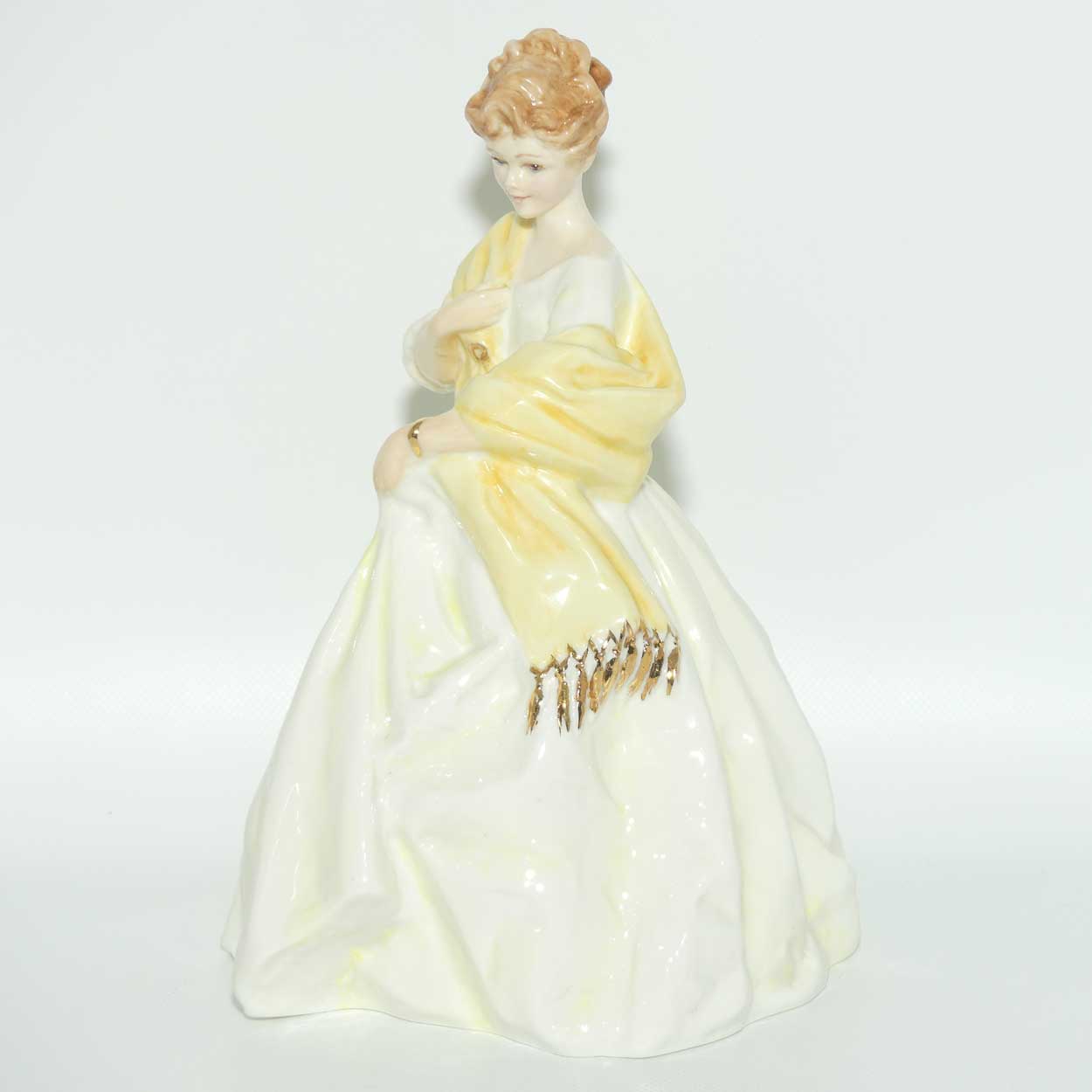 RW3629 Royal Worcester First Dance figure | Yellow