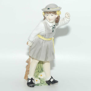 RW4472 Royal Worcester figure Katie's Day | School Time