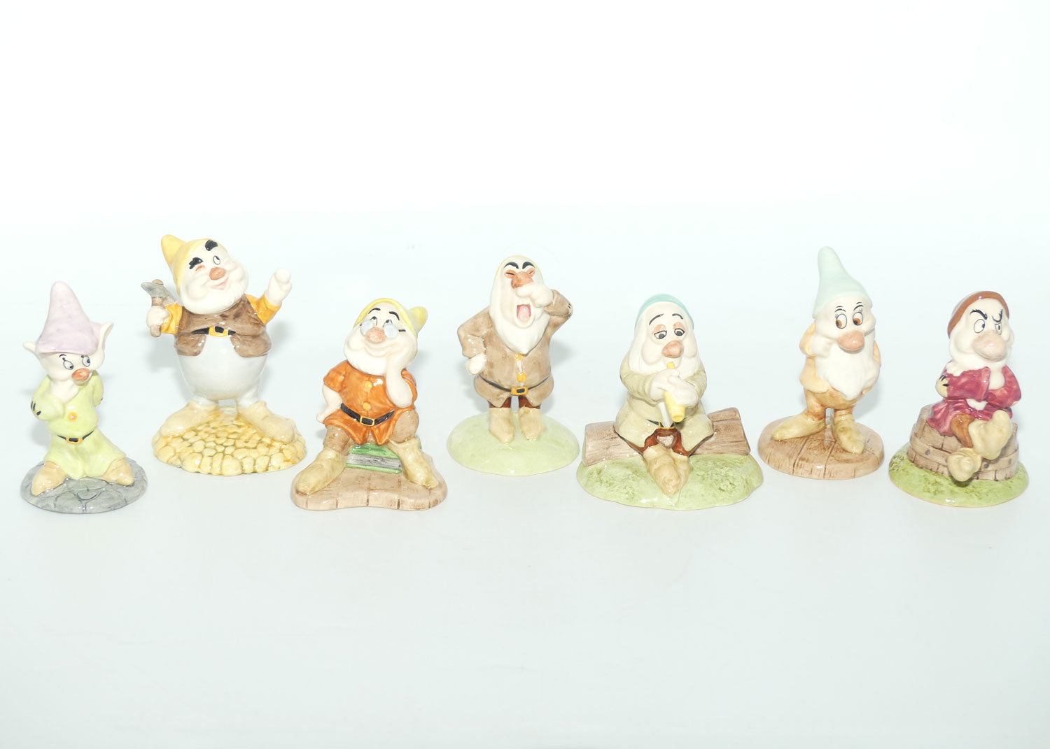SW09 - SW16 Royal Doulton Disney Snow White and Seven Dwarfs figure set | boxed