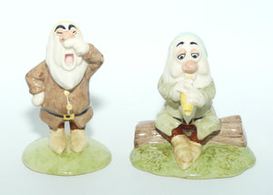 SW9 to SW16 Royal Doulton Disney Snow White and Seven Dwarfs figure set | boxed