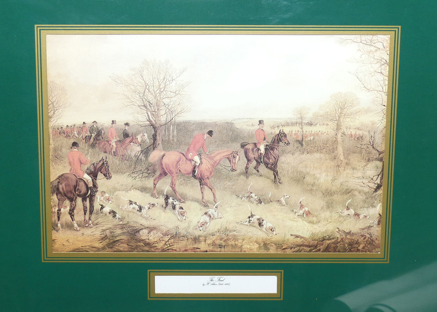 Antiquarian Print | Fox Hunting | The Find | H Alken