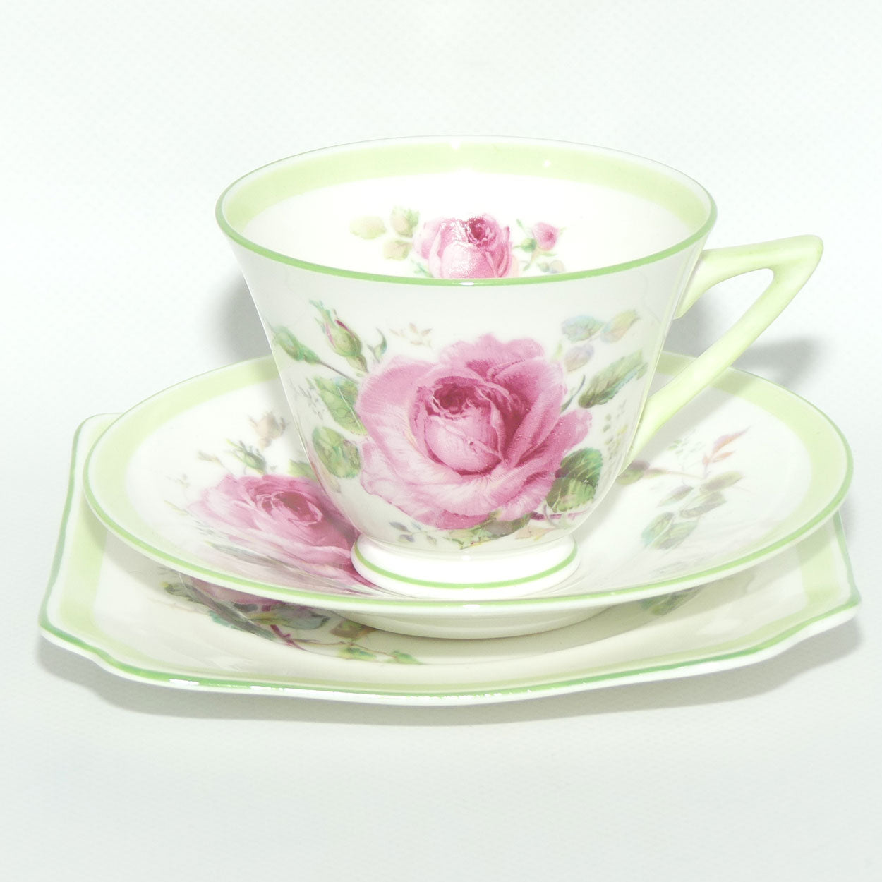 Royal Doulton June Roses tea trio V4732