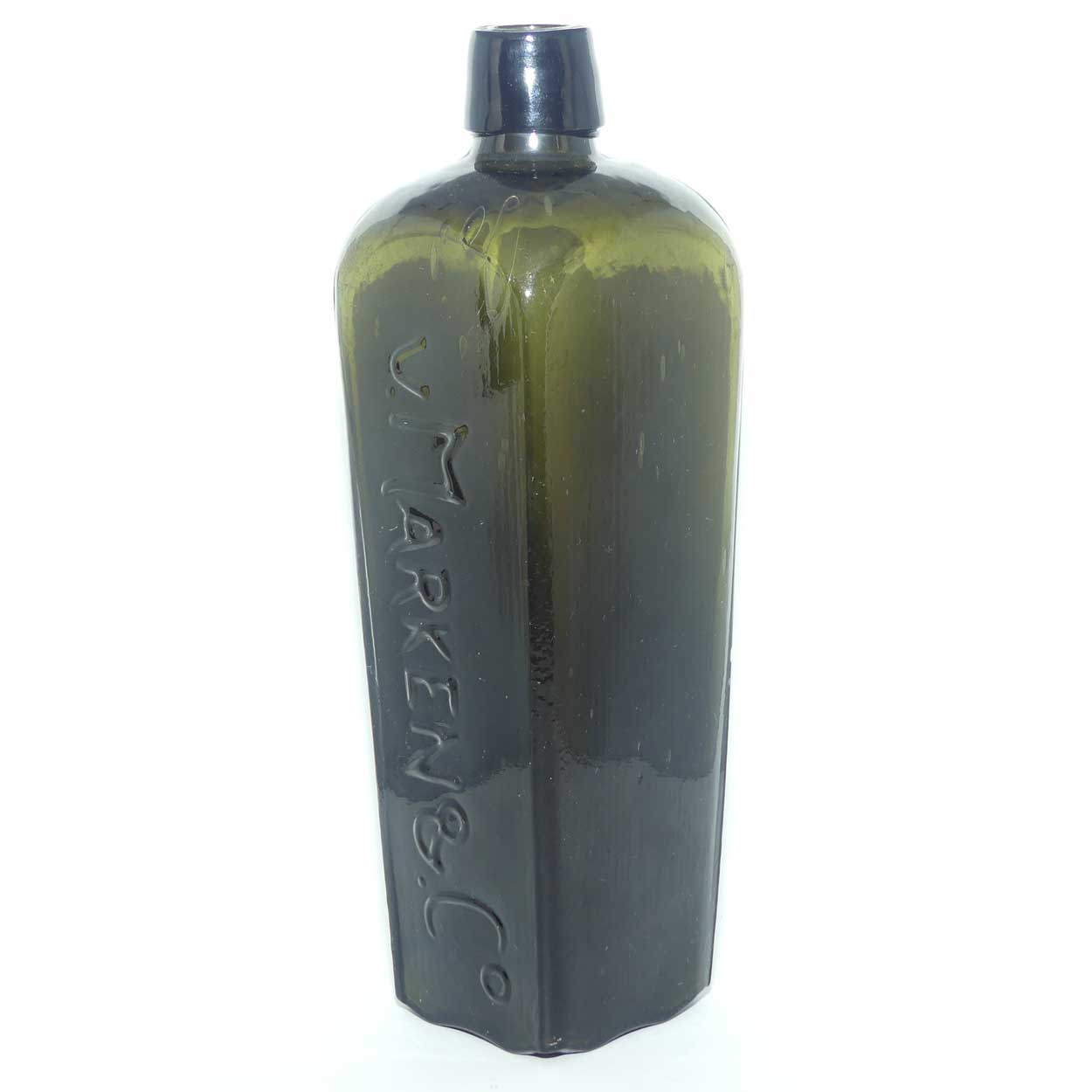 Antique V Marken & Co Dutch Gin Case Bottle