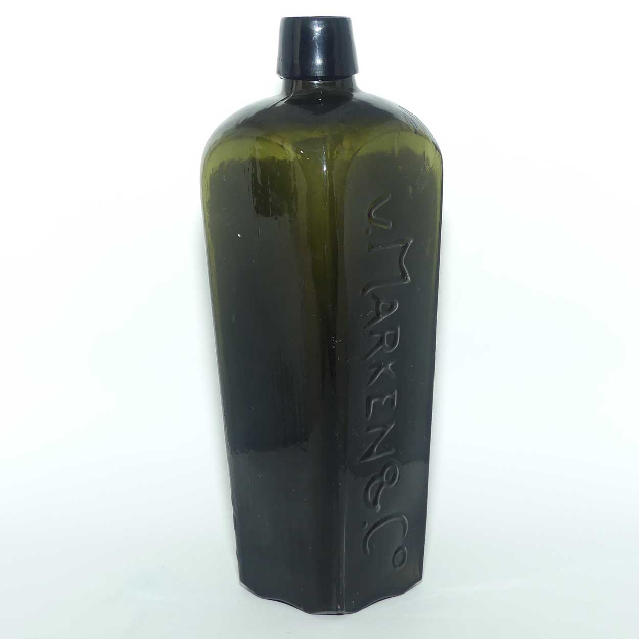 Antique V Marken & Co Dutch Gin Case Bottle