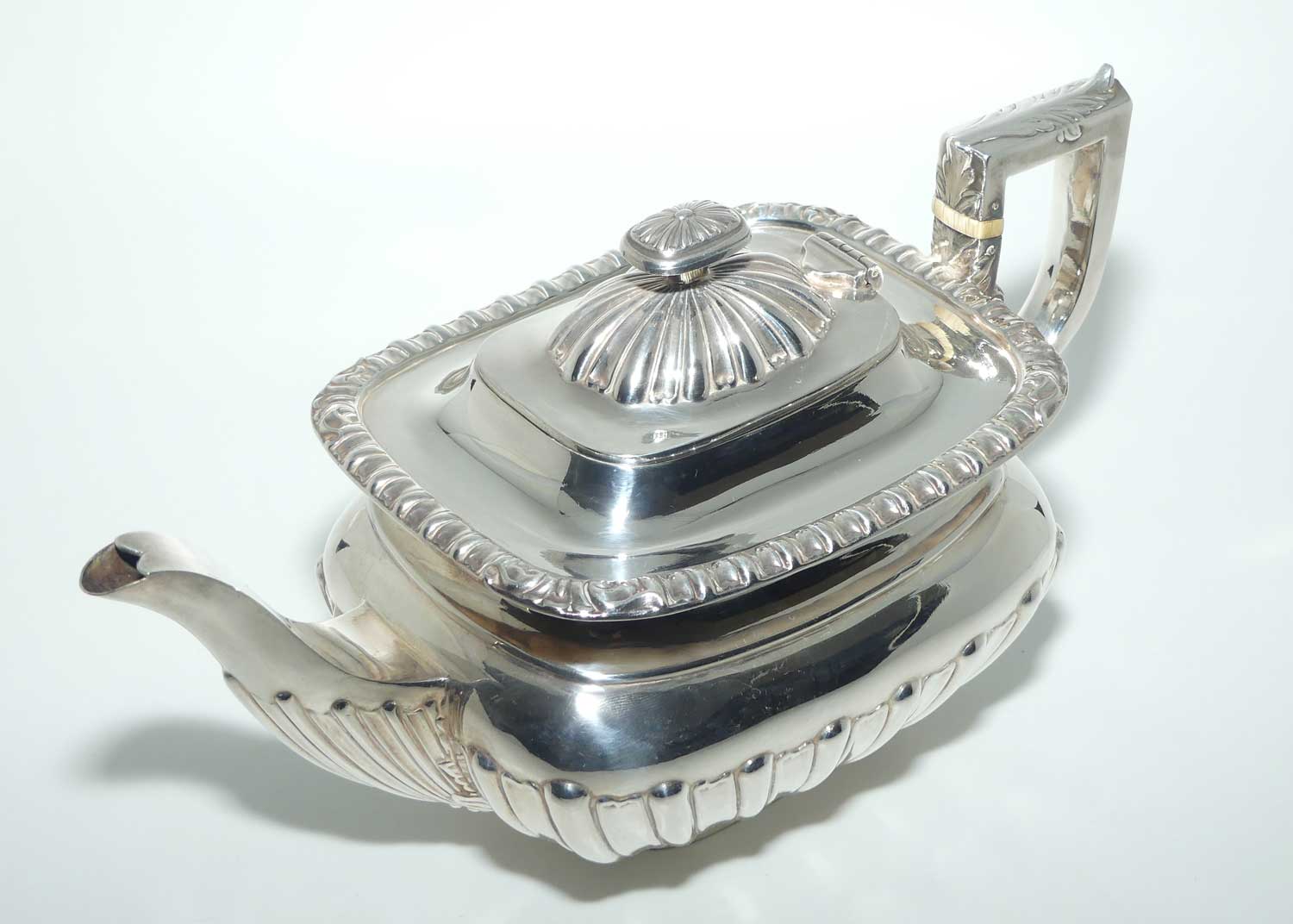 Fine quality WW Harrison & Co EP 3 piece tea service