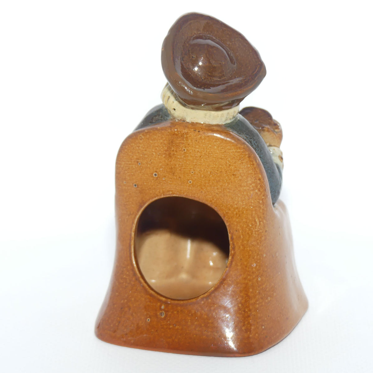 X8586 Royal Doulton Lambeth Harry Simeon Armchair Toby Ashpot | Blue Jacket, Orange Waistcoat and Brown Breeches