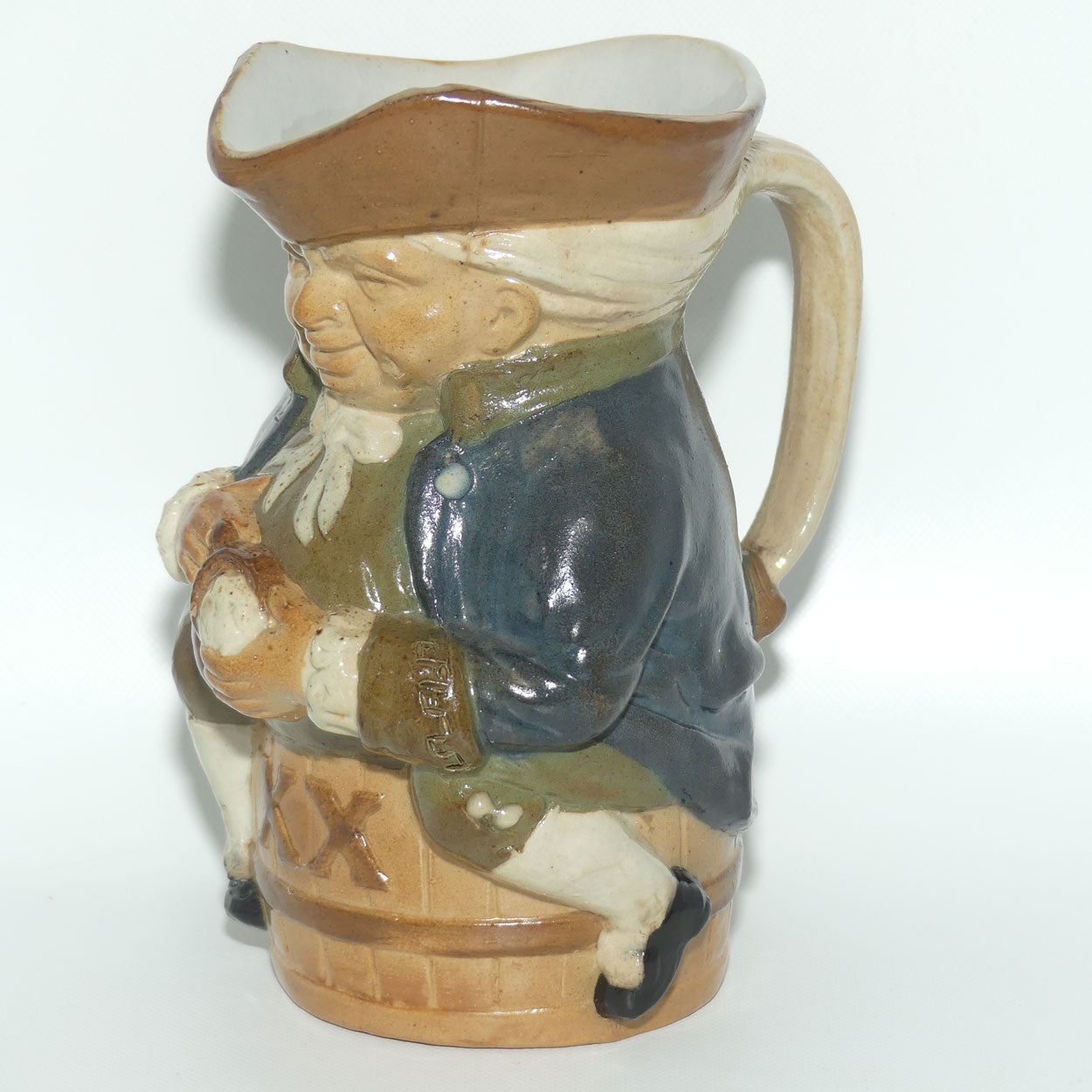 X8589 Royal Doulton Lambeth Harry Simeon Toby XX small Toby | Colourway 5 | Blue Jacket | Green Waistcoat and Breeches