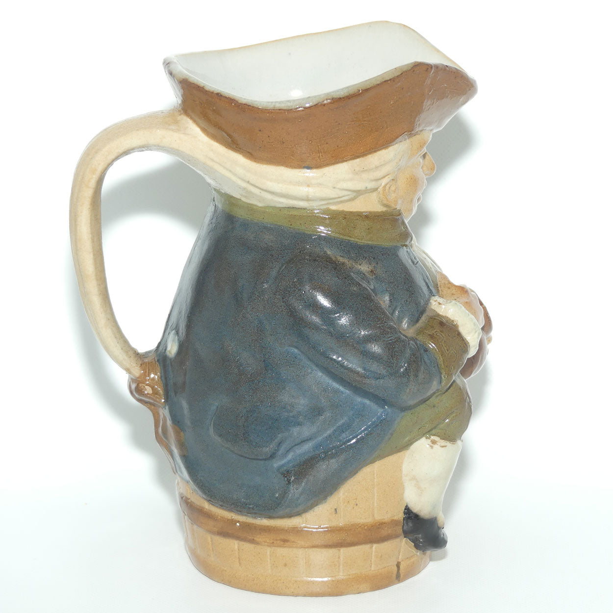 X8589 Royal Doulton Lambeth Harry Simeon Toby XX small Toby | Colourway 5 | Blue Jacket | Green Waistcoat and Breeches