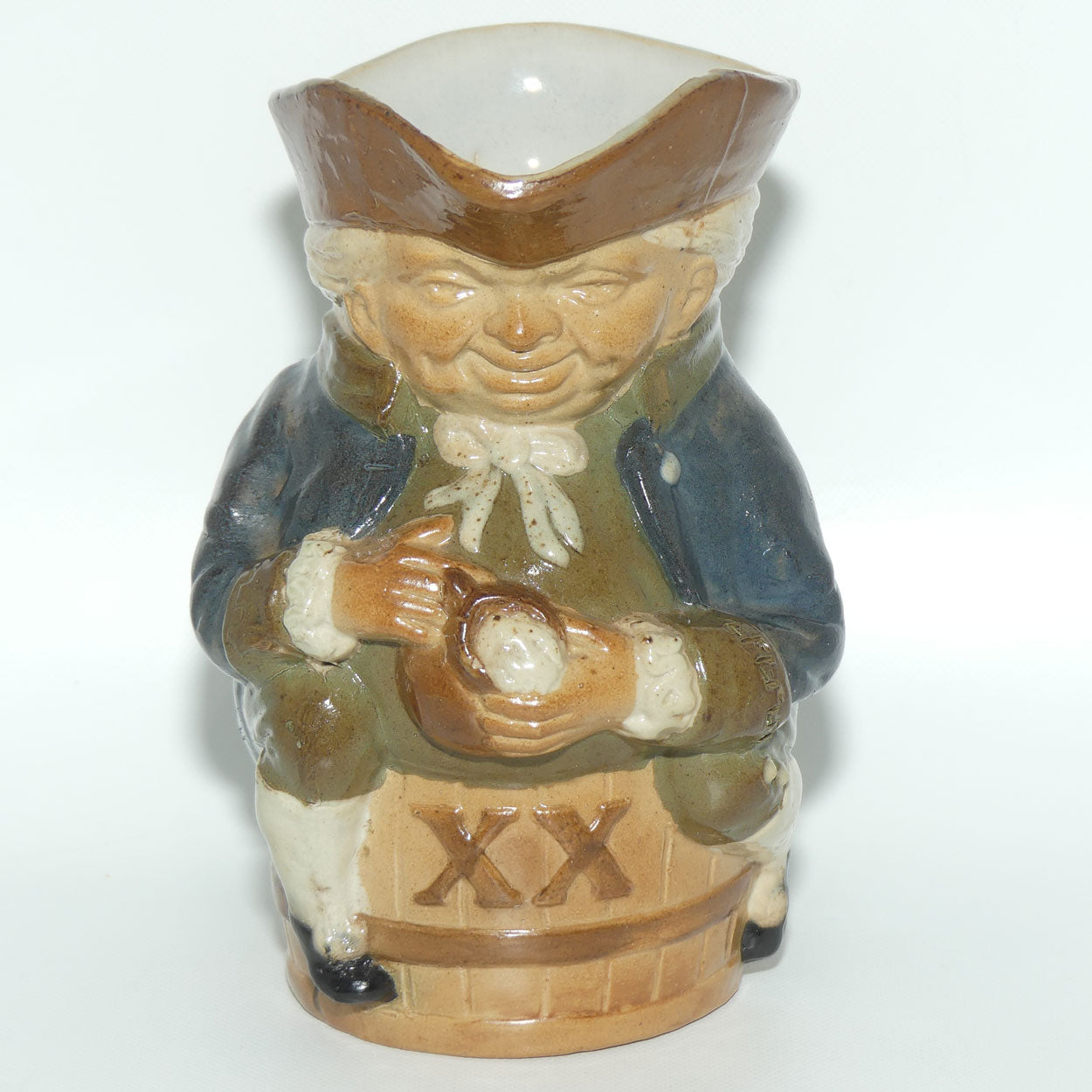 X8589 Royal Doulton Lambeth Harry Simeon Toby XX small Toby | Colourway 5 | Blue Jacket | Green Waistcoat and Breeches