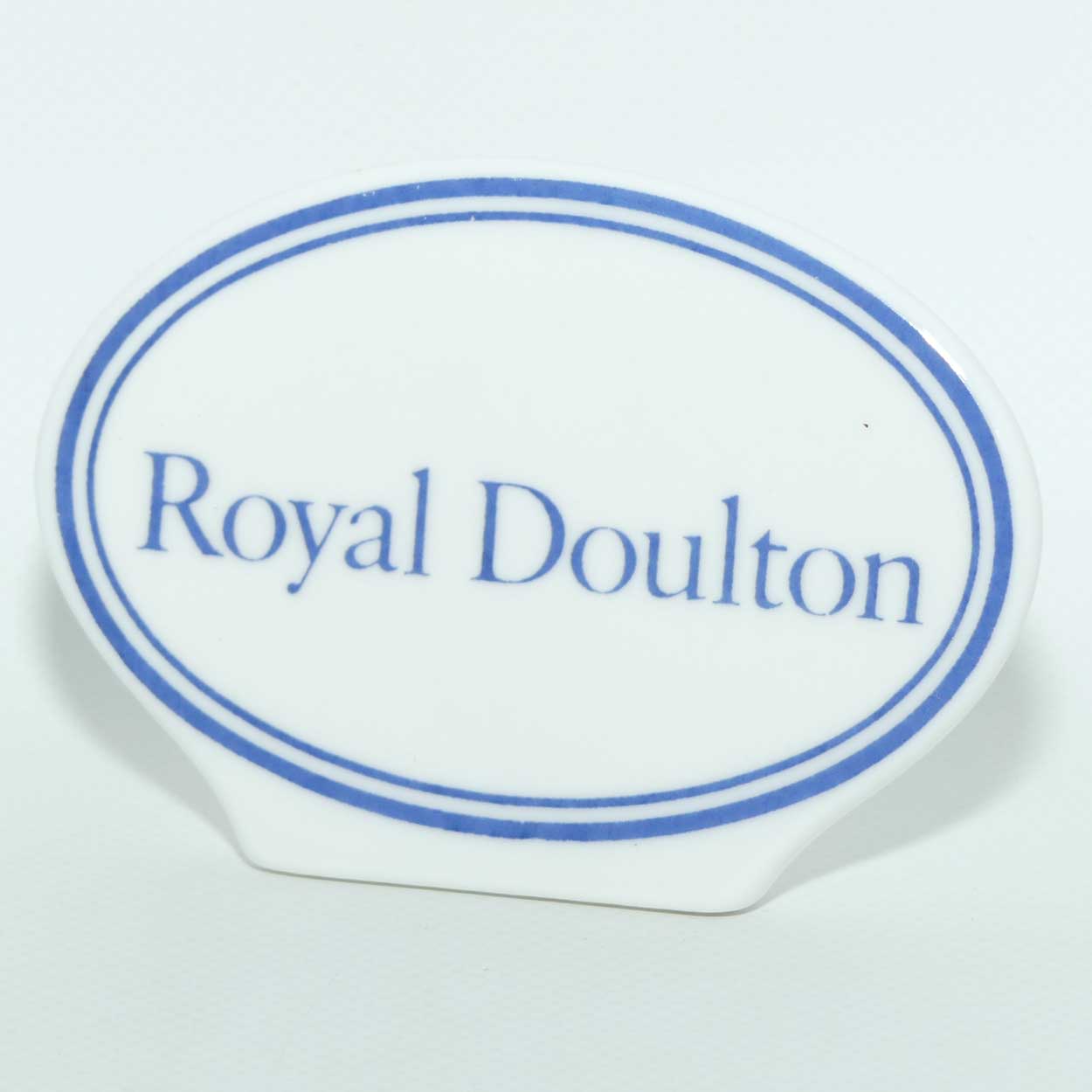 A Royal Doulton figurine oval display plaque | #2