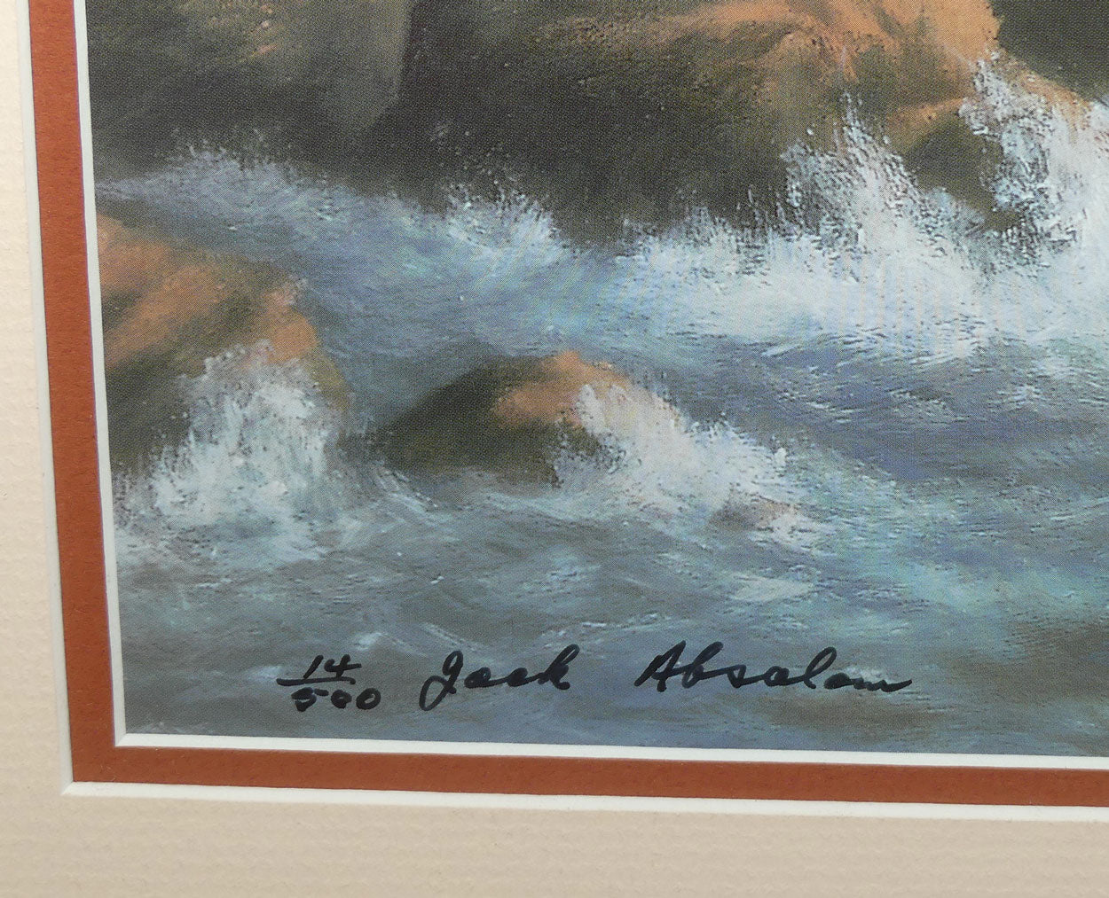 Limited Edition Jack Absalom Print in Gilt Frame | Nantabee | LE14/500 | signed at rear