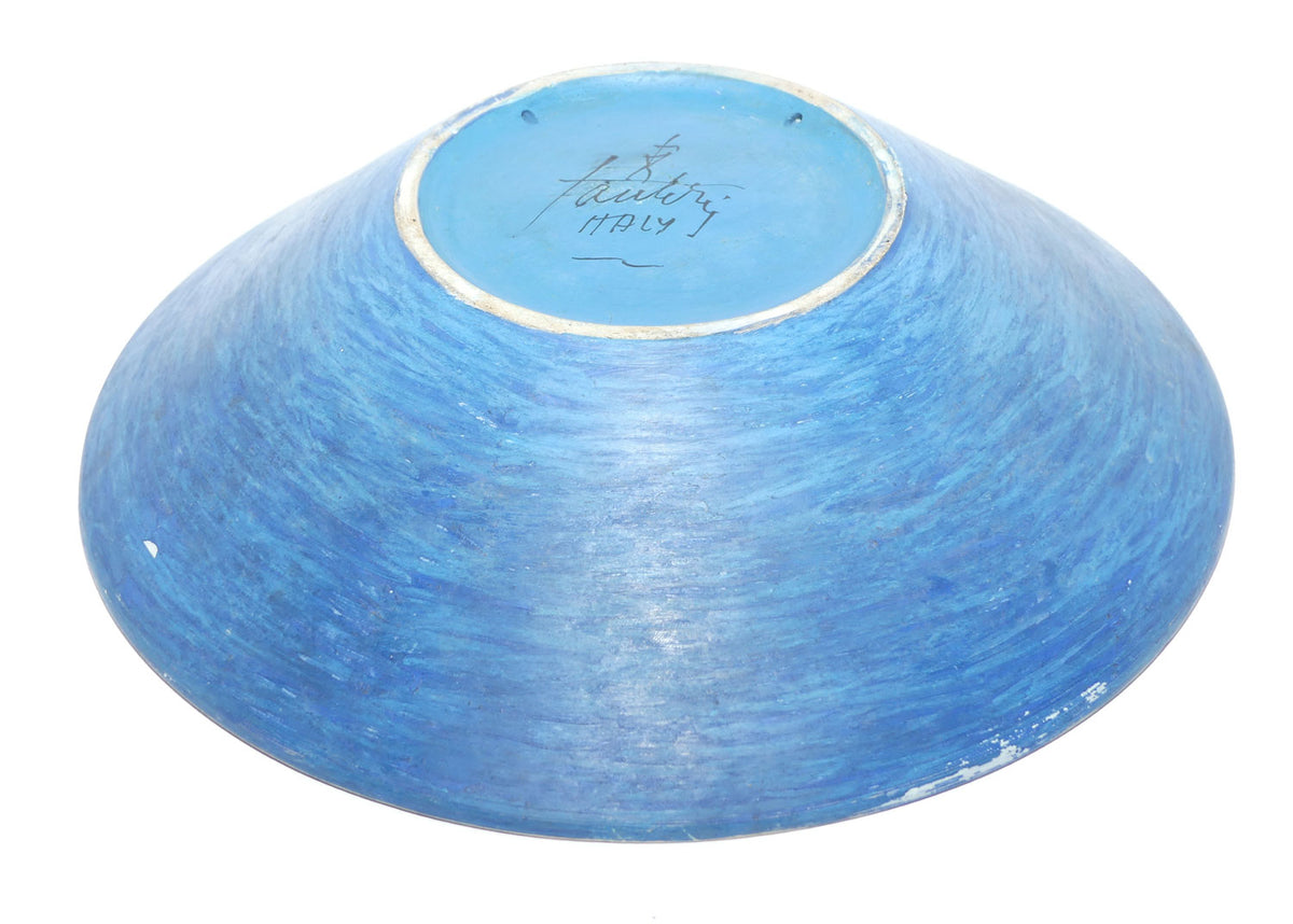 Marcello Fantoni Italy Bowl | Sgraffito figurative work | Mid Century Design