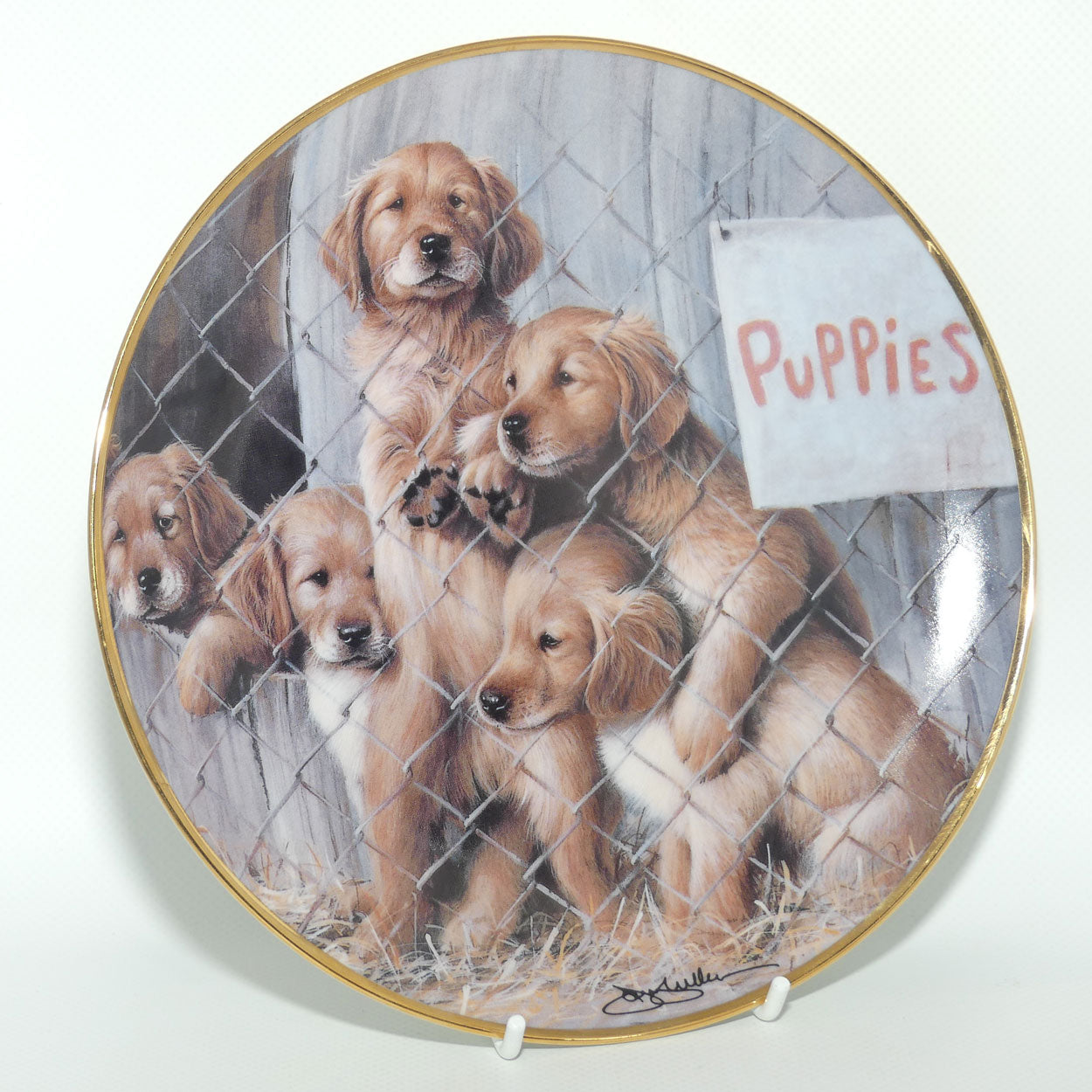 Franklin Mint | ASPCA Adopt a Puppy plate