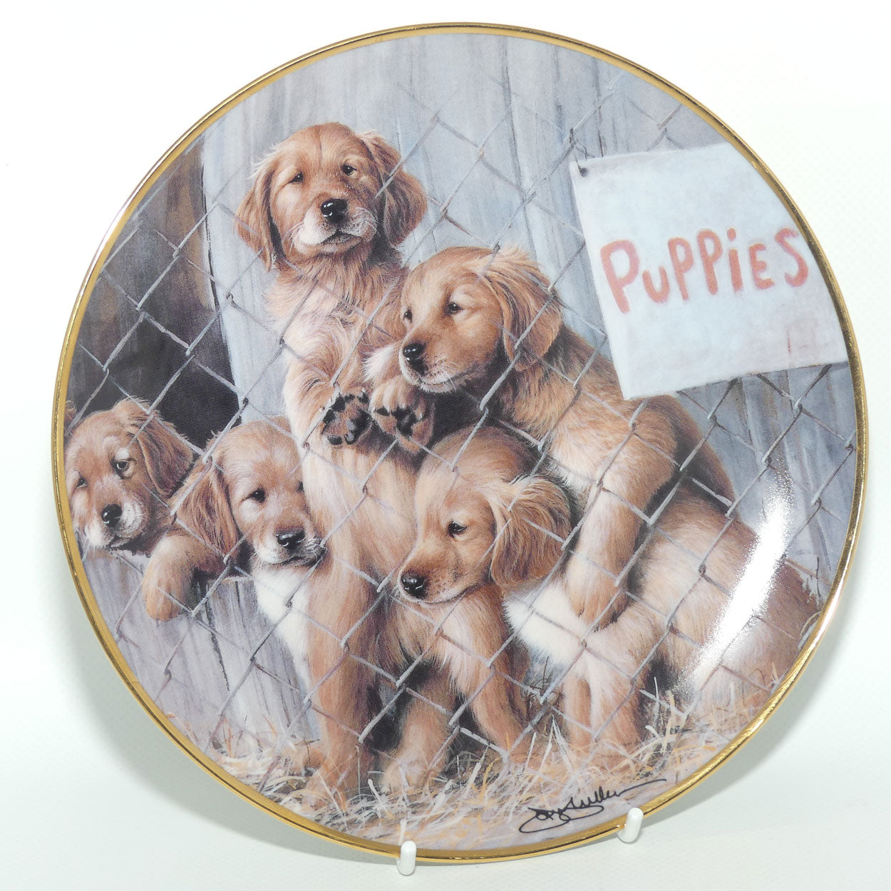 Franklin Mint | ASPCA Adopt a Puppy plate