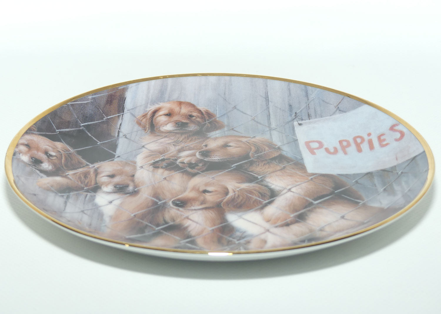 Franklin Mint | ASPCA Adopt a Puppy plate