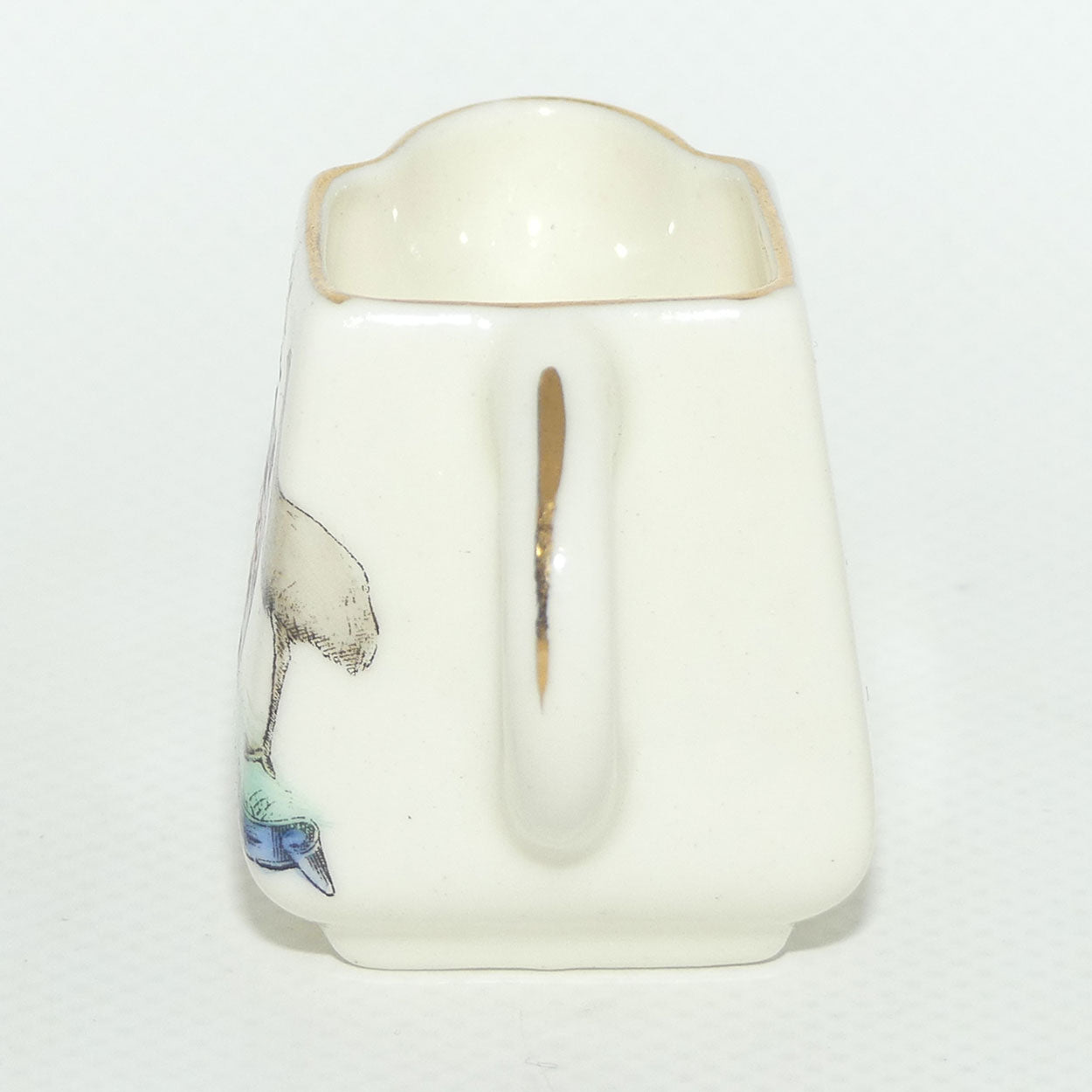 Late Foley Shelley miniature jug Advance Australia | Coat of Arms | c.1900