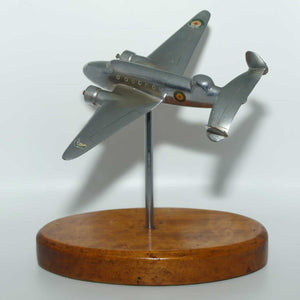 Desktop Aeroplane | Nickel plated on Wooden base | Lockheed B-14L