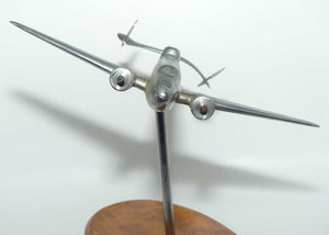 Desktop Aeroplane | Nickel plated on Wooden base | Lockheed B-14L