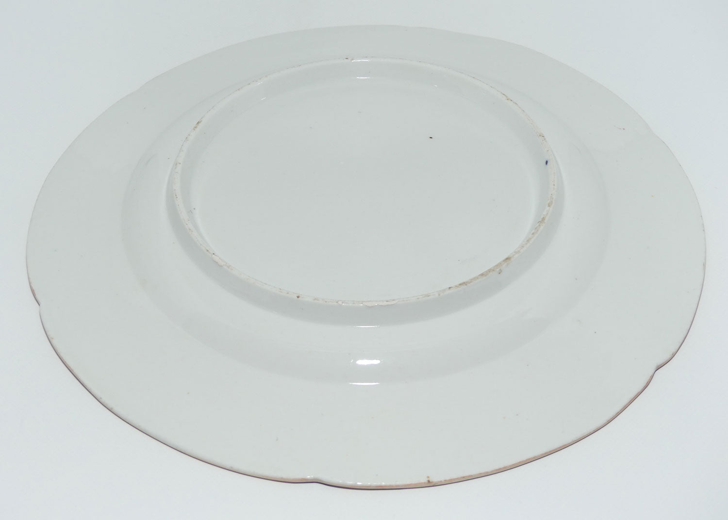 Traditional Aesthetic movement Blue, Red and White plate | c.1870