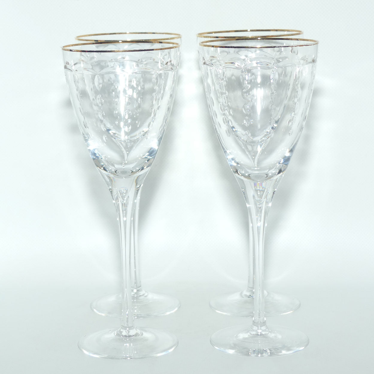 Waterford Crystal Marquis set of 4 Aillion Goblets | 21.5cm tall | boxed