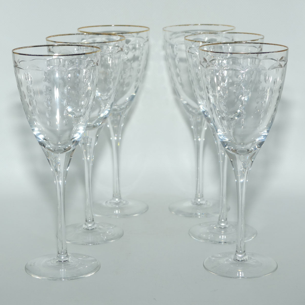 Waterford Crystal Marquis set of 6 Aillion Goblets | 20cm tall | boxed