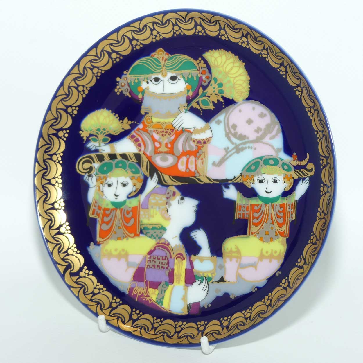 Rosenthal Bjorn Wiinblad | Aladdin and the Wonder Lamp | Aladdin sees the beautiful Princess | Plate 6