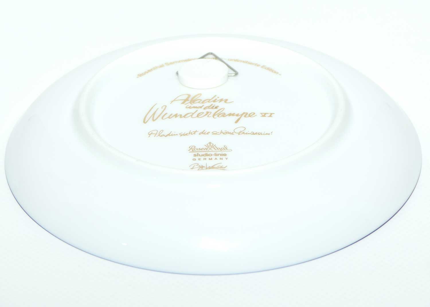 Rosenthal Bjorn Wiinblad | Aladdin and the Wonder Lamp | Aladdin sees the beautiful Princess | Plate 6