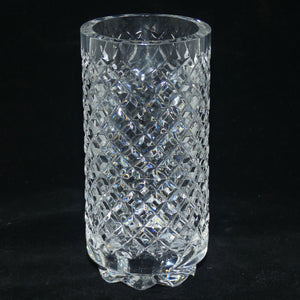 Waterford Crystal Ireland | Alana pattern diamond cut cylindrical vase