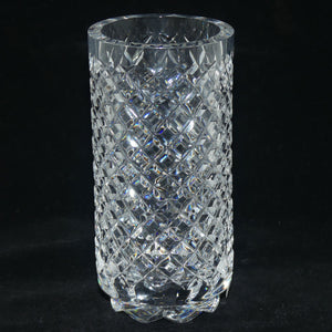 Waterford Crystal Ireland | Alana pattern diamond cut cylindrical vase