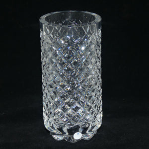 Waterford Crystal Ireland | Alana pattern diamond cut cylindrical vase