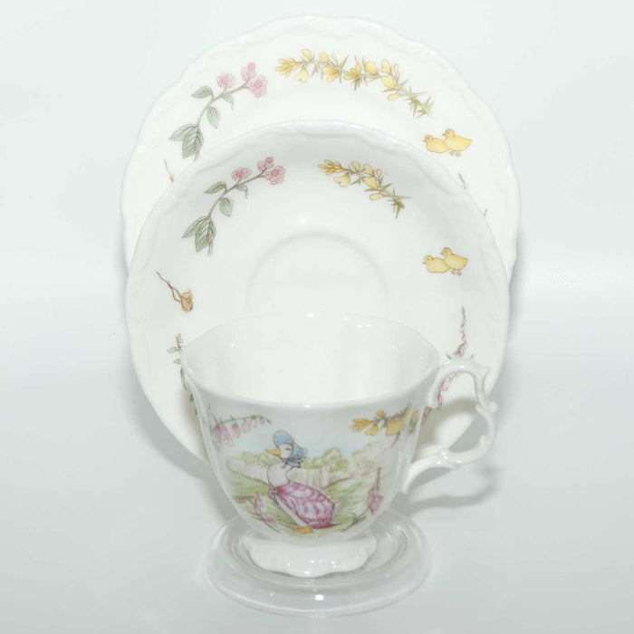 Royal Albert The World of Beatrix Potter Tea Time collection | Jemima Puddle Duck trio