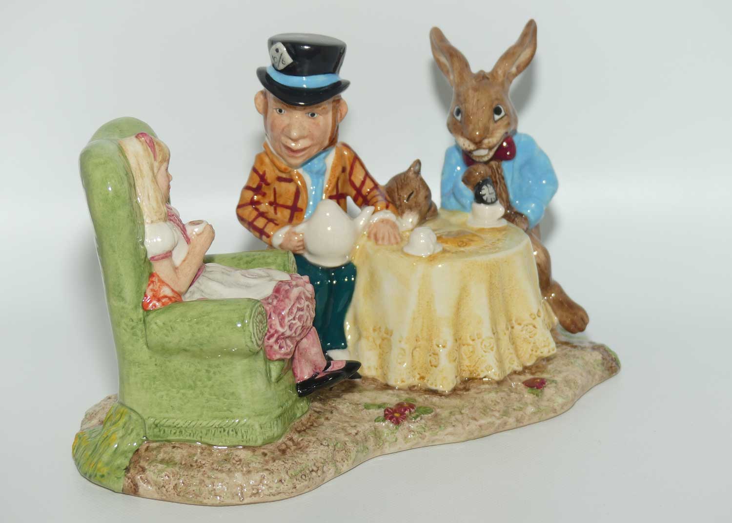 LC1 Beswick Alice in Wonderland The Mad Hatter's Tea Party tableau (Ltd Ed)