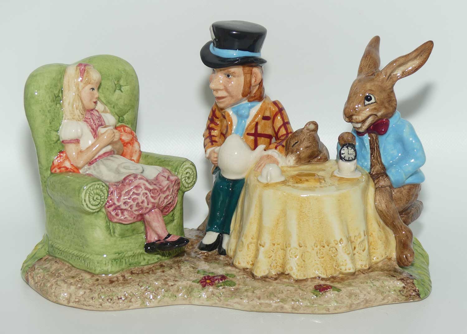 LC1 Beswick Alice in Wonderland The Mad Hatter's Tea Party tableau (Ltd Ed)