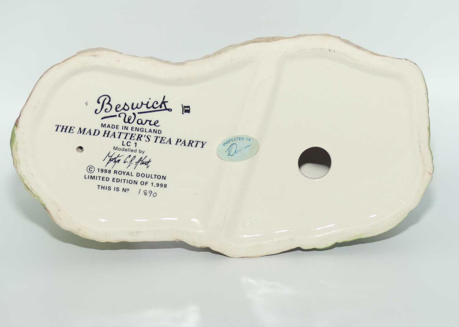 LC1 Beswick Alice in Wonderland The Mad Hatter's Tea Party tableau (Ltd Ed)