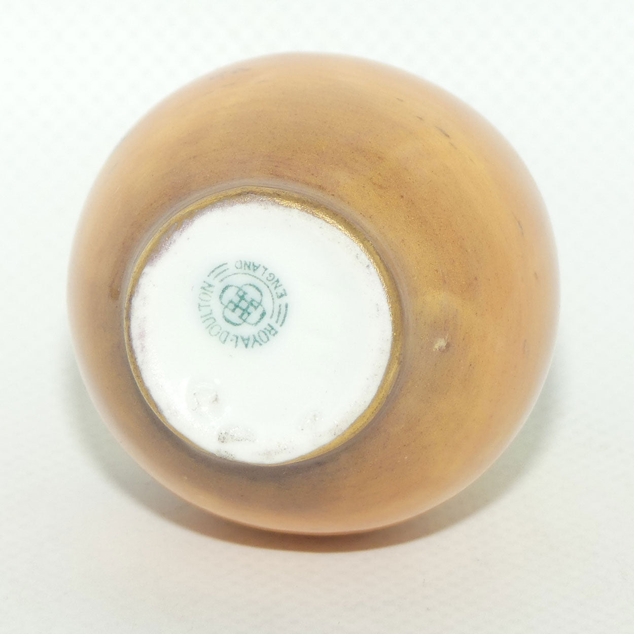 Royal Doulton hand painted & gilt Middle East Desert Scenes miniature vase | H Allen