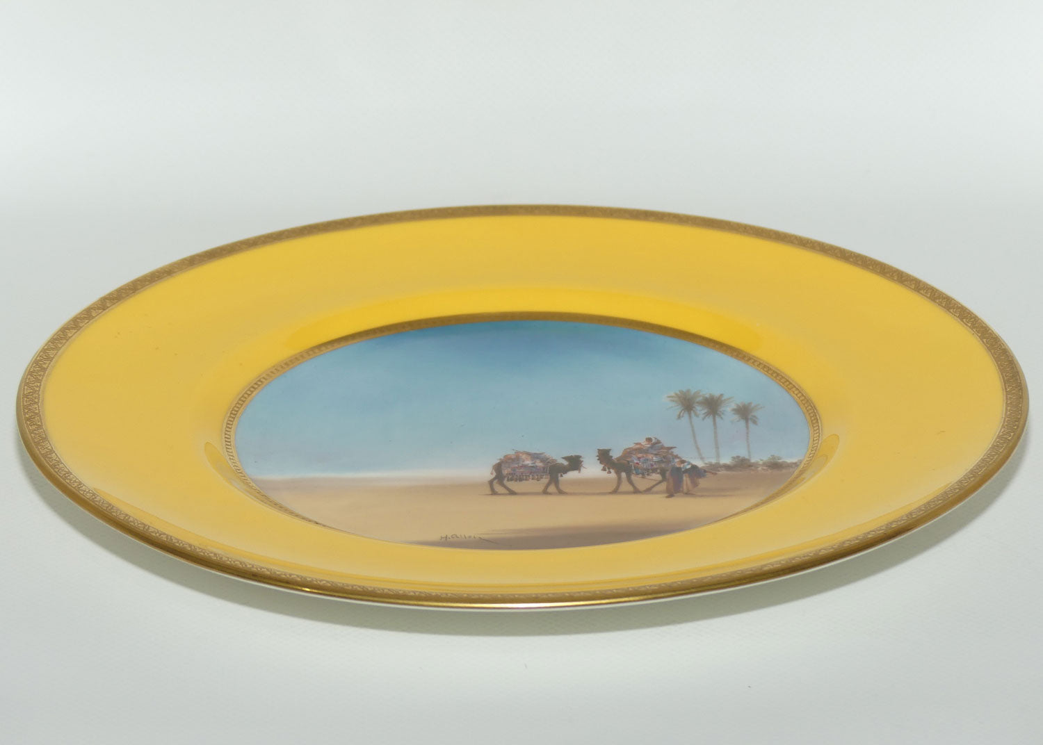 Royal Doulton hand painted Middle East plate (Allen)
