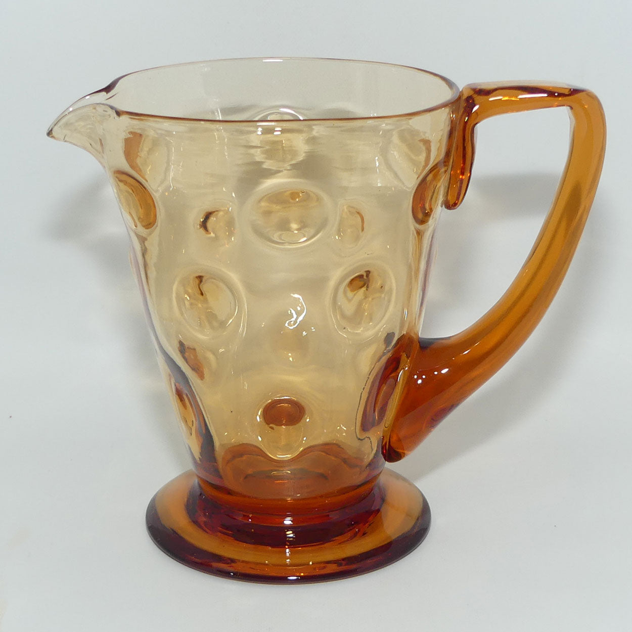 Honey Amber Crystal water jug | Dot design