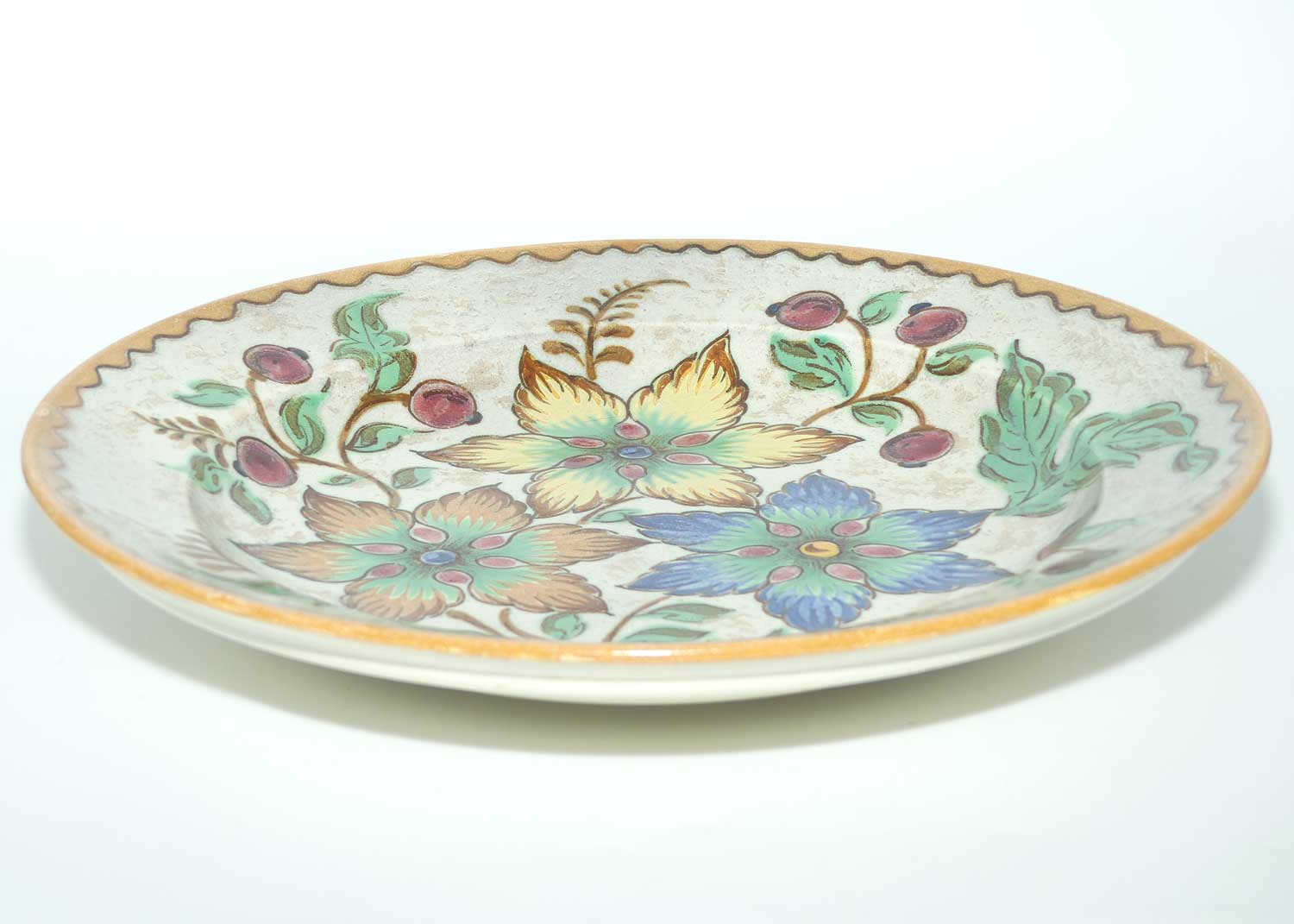 Gouda Pottery Holland Ambo pattern wall charger